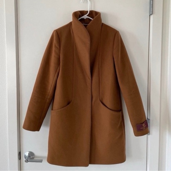 Aritzia Camel Wool Coat - Picture 2 of 4